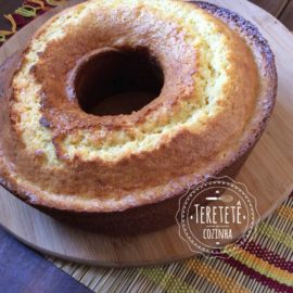 Bolo de Fubá fofinho Receitas fáceis por Teresa Newman