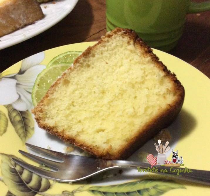 Bolo de Limão com cream cheese