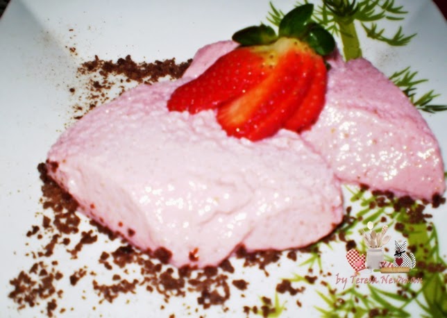 Mousse de morango